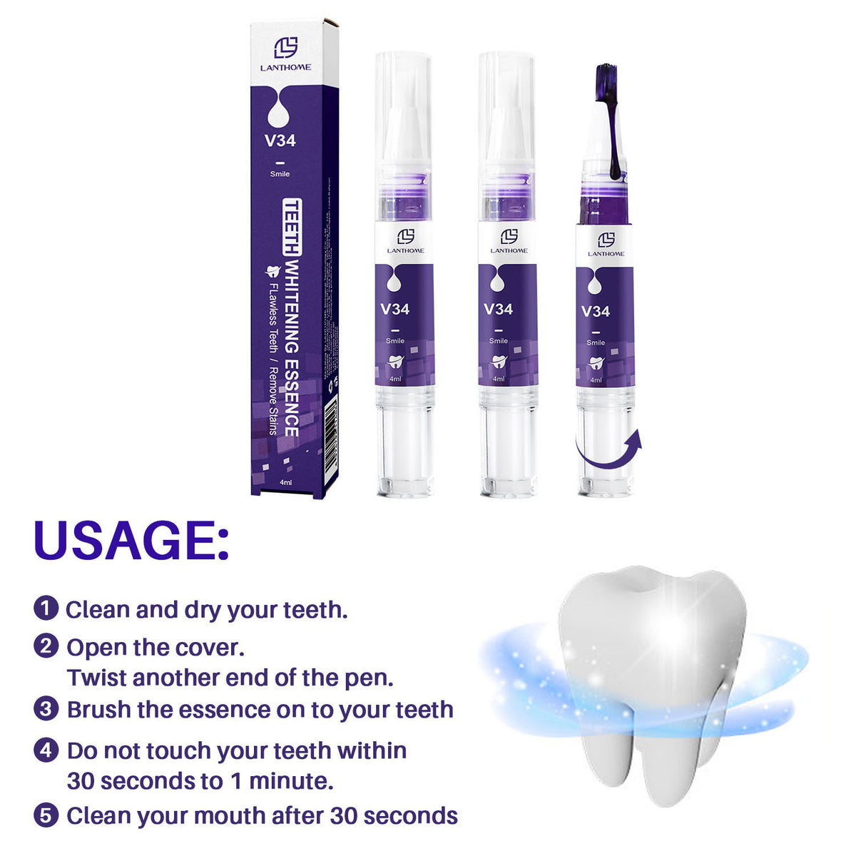 Teeth Whitening Pen Gel