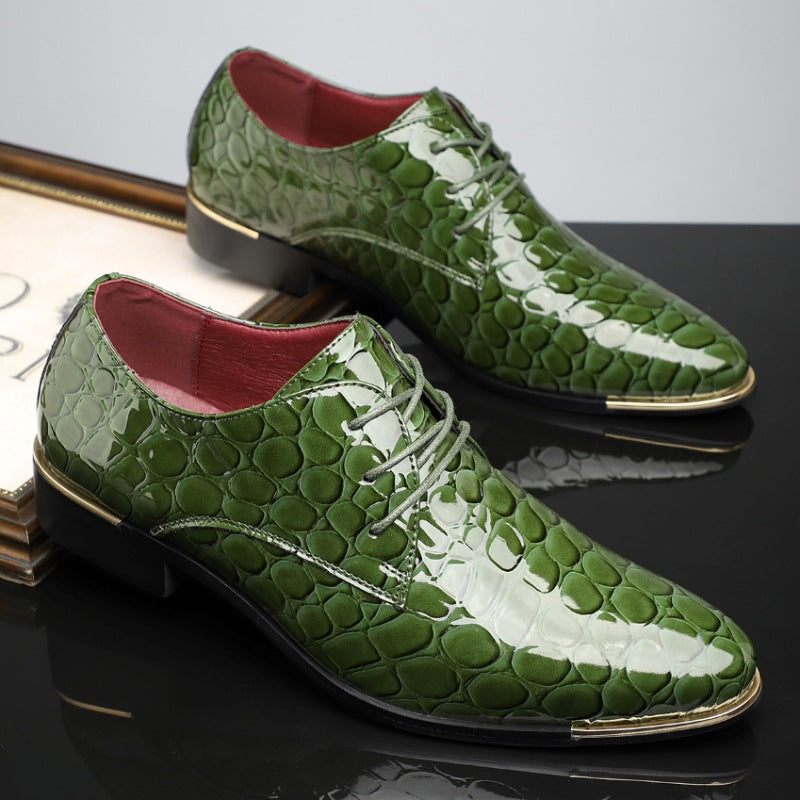 Herren-Schnürschuhe aus Kunstleder für Business und Freizeit
