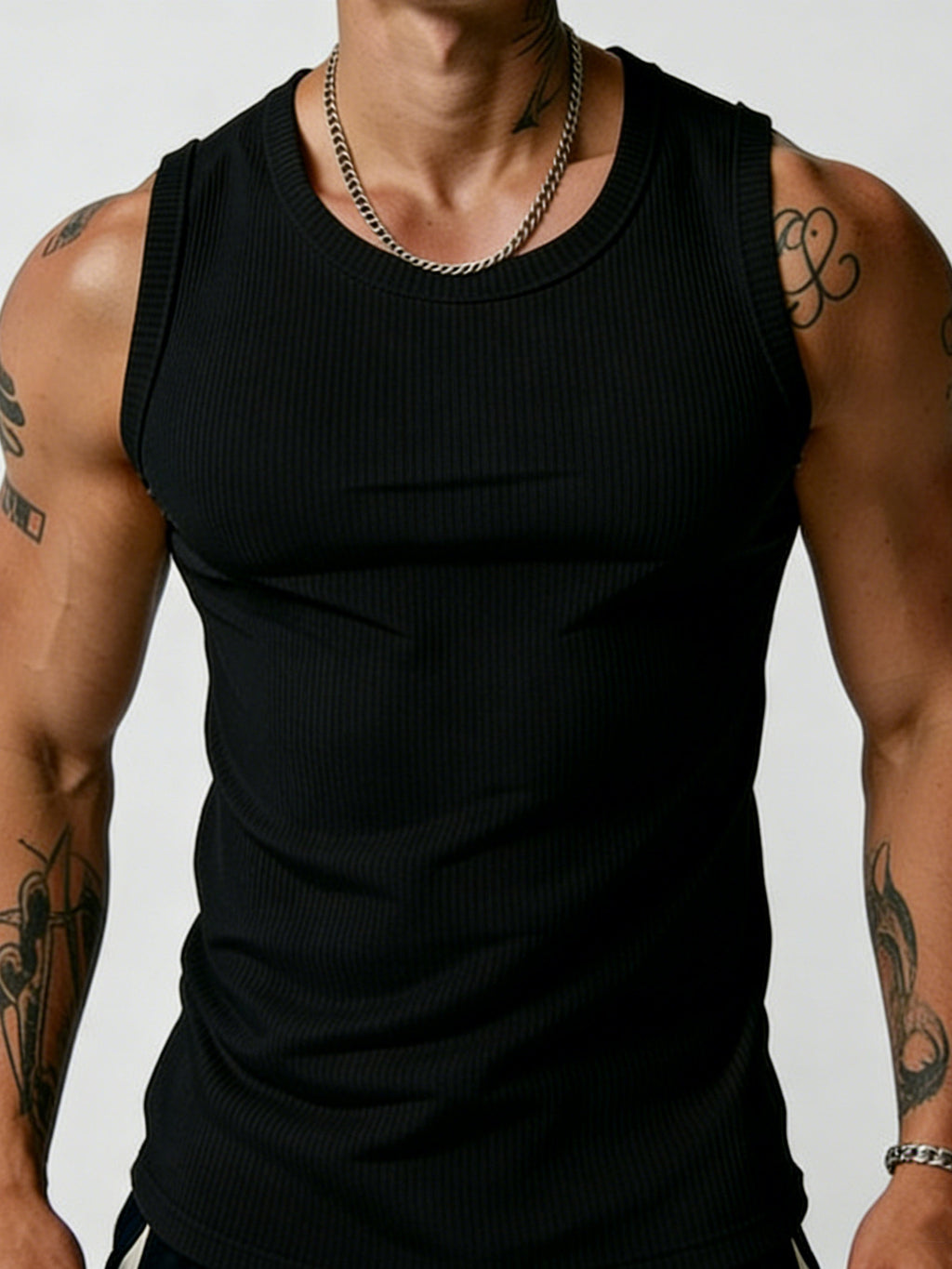 Geripptes Fitness-Tanktop