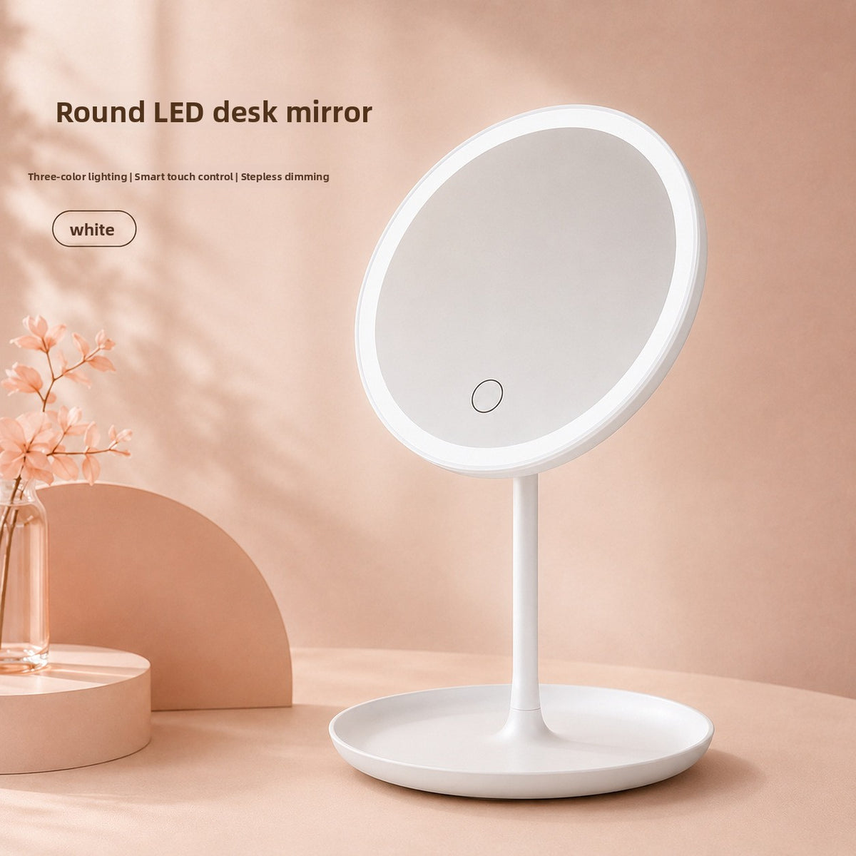 Intelligenter LED-Schminkspiegel für den Tisch