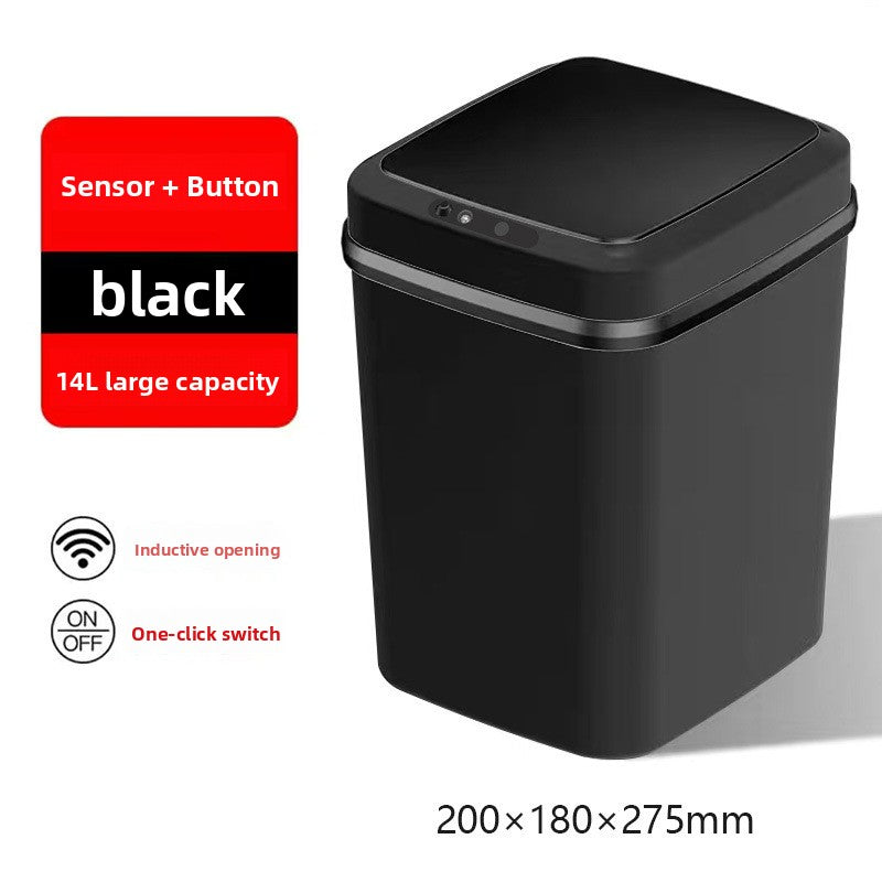 Sensor-Mülleimer mit geruchshemmendem Deckel