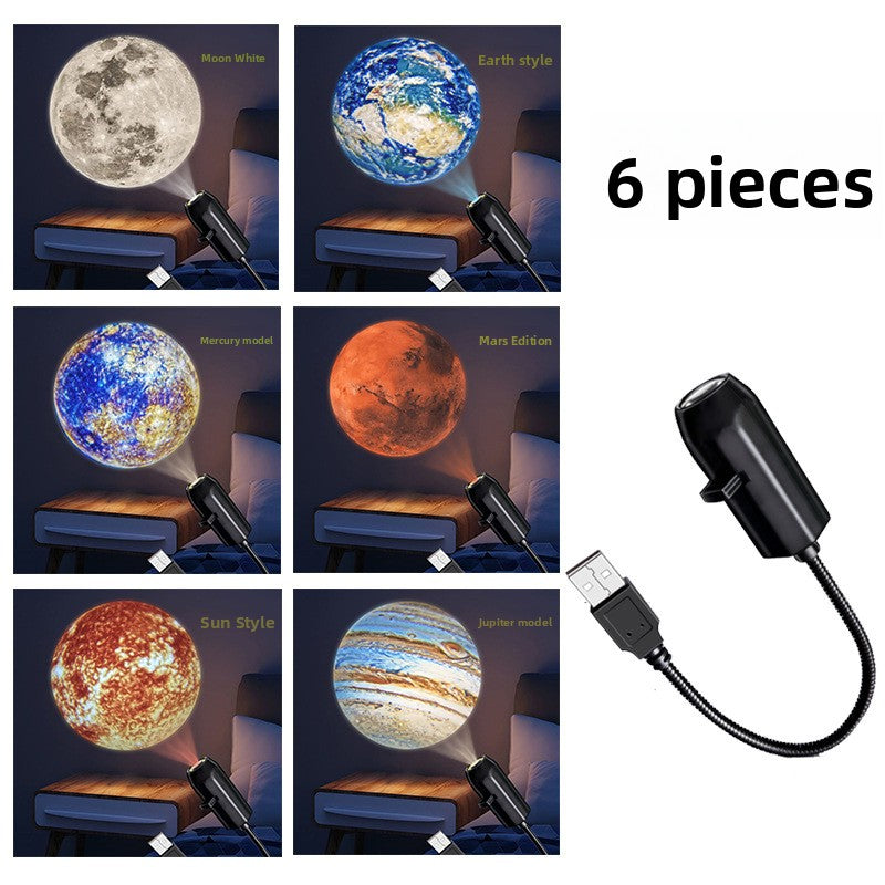 USB-Sternenhimmel-Projektor mit 360°-Rotation