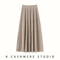 Cashmere knit skirt