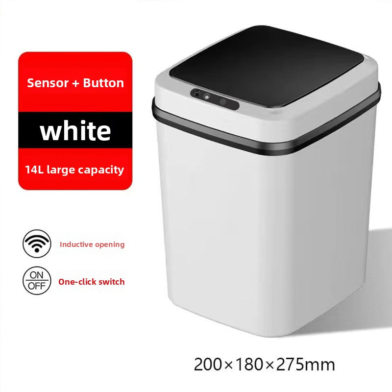 Sensor-Mülleimer mit geruchshemmendem Deckel
