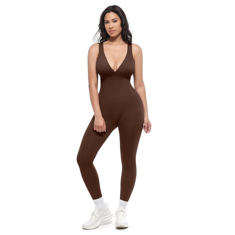 Nahtloser Yoga-Jumpsuit für Damen