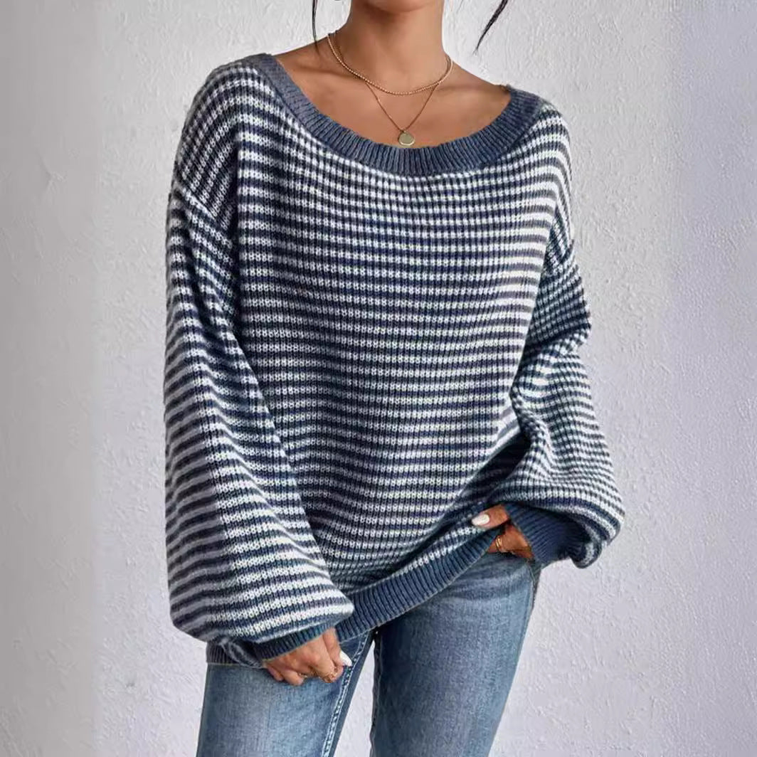 Women's Off-Shoulder Knit Sweater