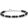 Naturstein-Perlenarmband für Herren