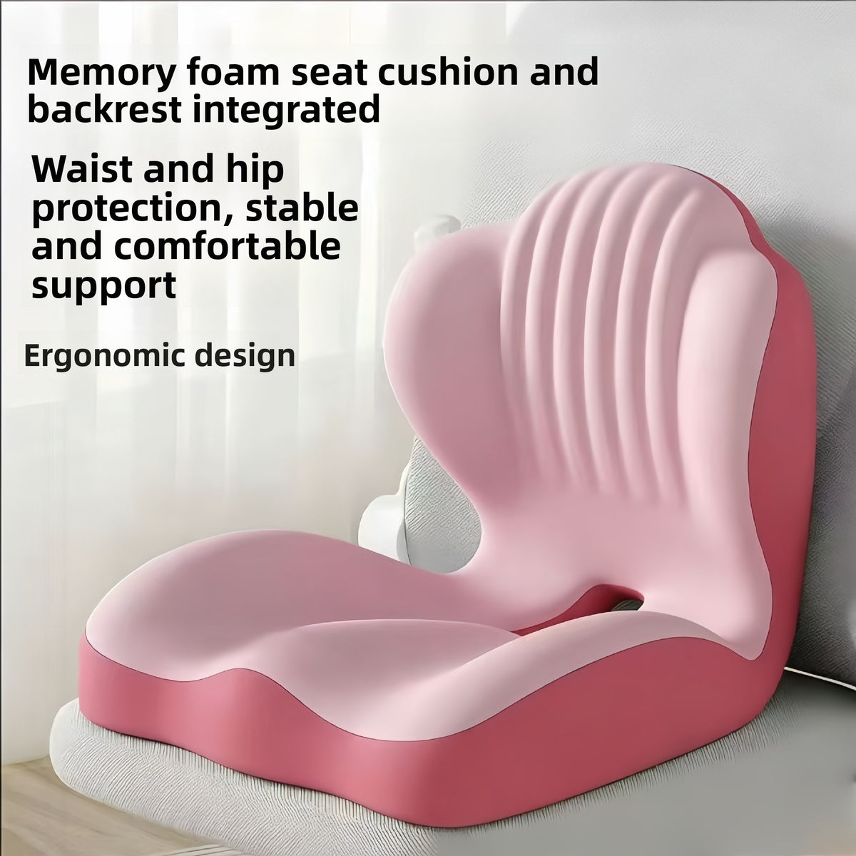 Ergonomisches Bürostuhlkissen mit Lendenstütze