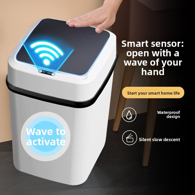 Sensor-Mülleimer mit geruchshemmendem Deckel