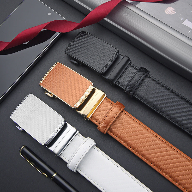 Men's Ratchet Automatic Buckle Belt