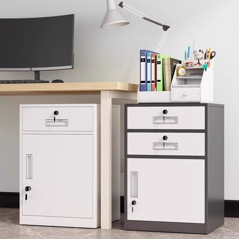 Moderner abschließbarer Büroschrank aus Metall