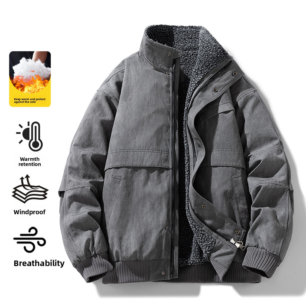 Men's Fleece-Lined Winter Jacket