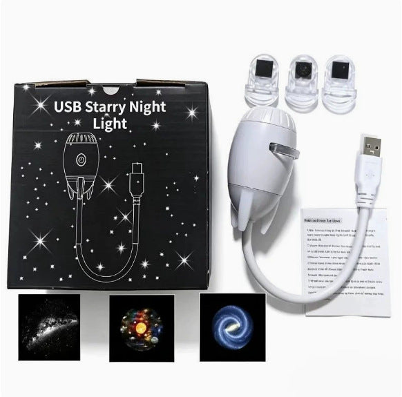USB-Sternenhimmel-Projektor mit austauschbaren Motivkarten