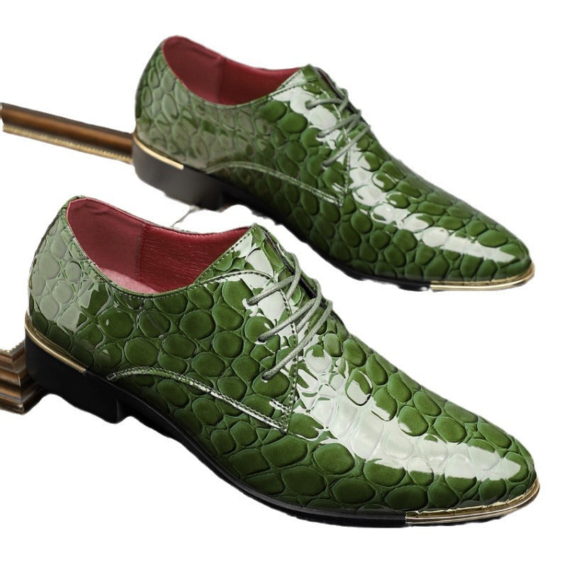 Herren-Schnürschuhe aus Kunstleder für Business und Freizeit