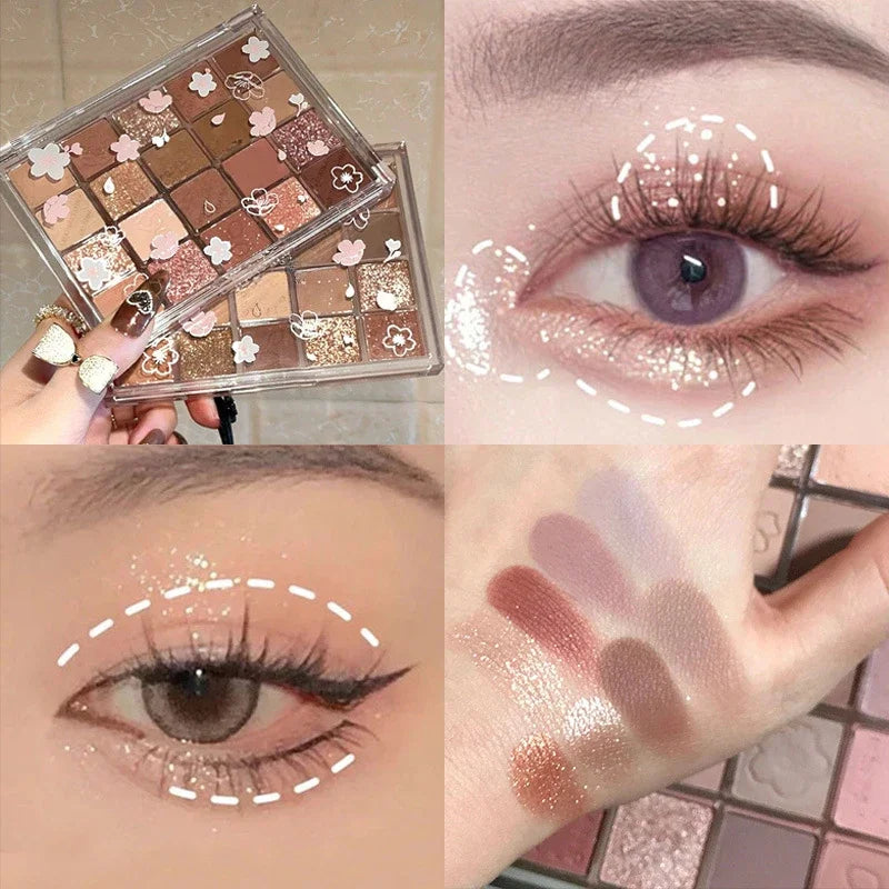 Lidschattenpalette mit 20 Farben – Variante 801