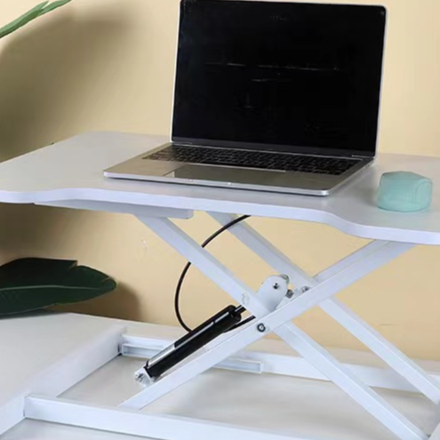 Computerschreibtisch mit pneumatischer Höhenverstellung