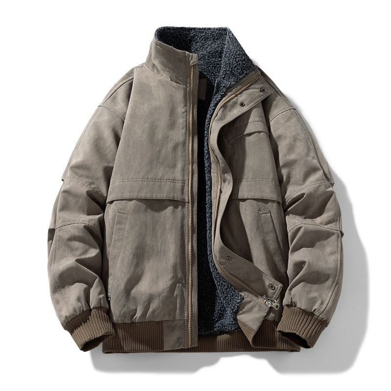 Herren-Winterjacke mit Fleecefutter