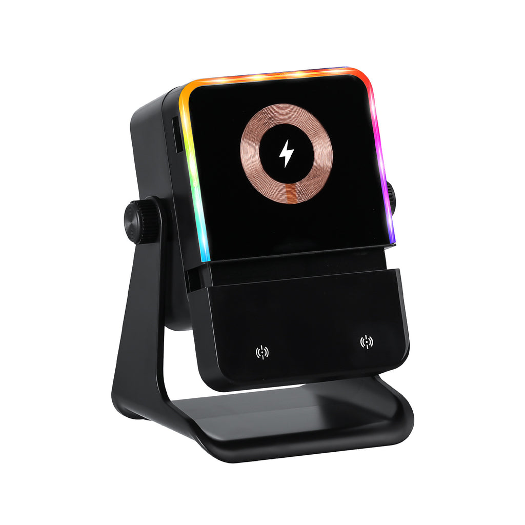 Bluetooth-Lautsprecher mit magnetischer kabelloser Ladefunktion und RGB-Licht