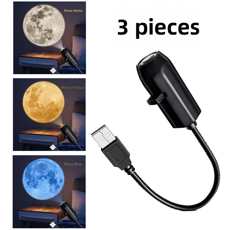 USB-Sternenhimmel-Projektor mit 360°-Rotation