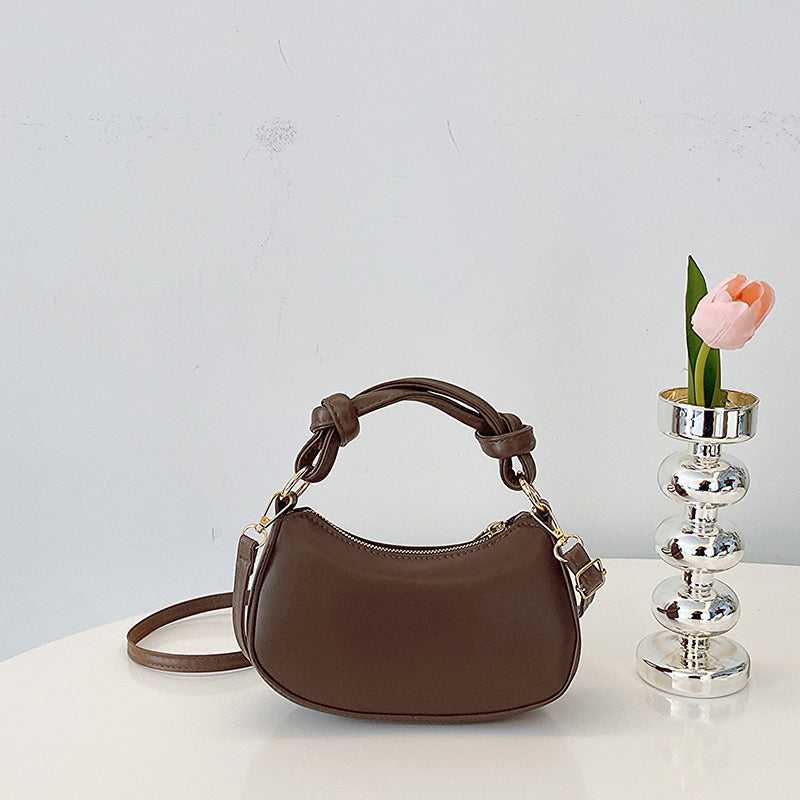 Fashion Solid Color Crossbody Shoulder Bag