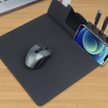 Foldable Wireless Charging Desk Mat with Pen Tray
