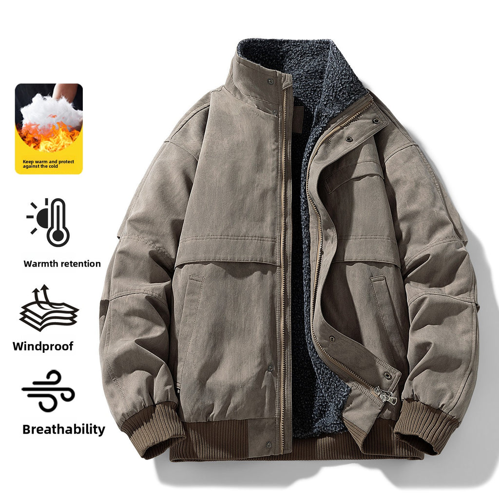 Men's Fleece-Lined Winter Jacket