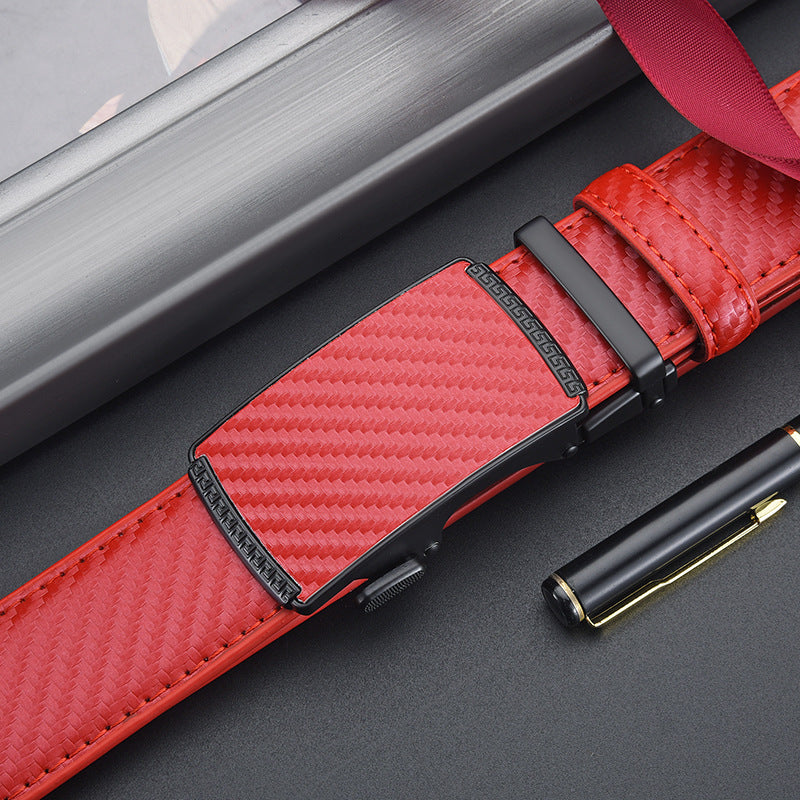 Men's Ratchet Automatic Buckle Belt