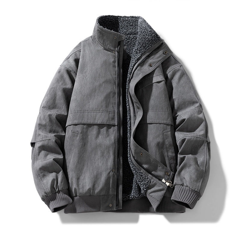 Herren-Winterjacke mit Fleecefutter