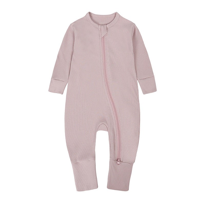 Baby-Strampler aus Bambusfaser mit Fäustlingen und Fußabdeckungen