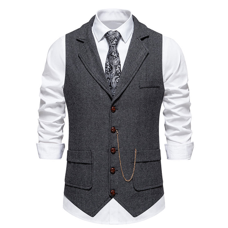 Men's Slim Fit Vintage Vest