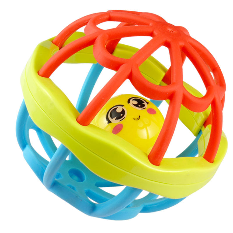 Baby-Rasselball aus weichem Gummi